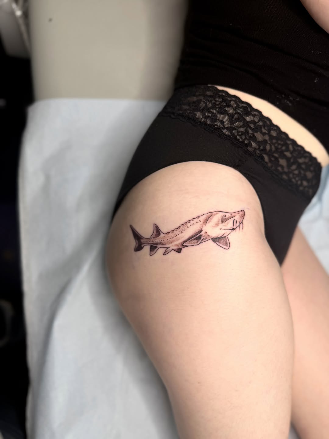 Tattoo by @flatrabbitstudio — realism, black_and_grey