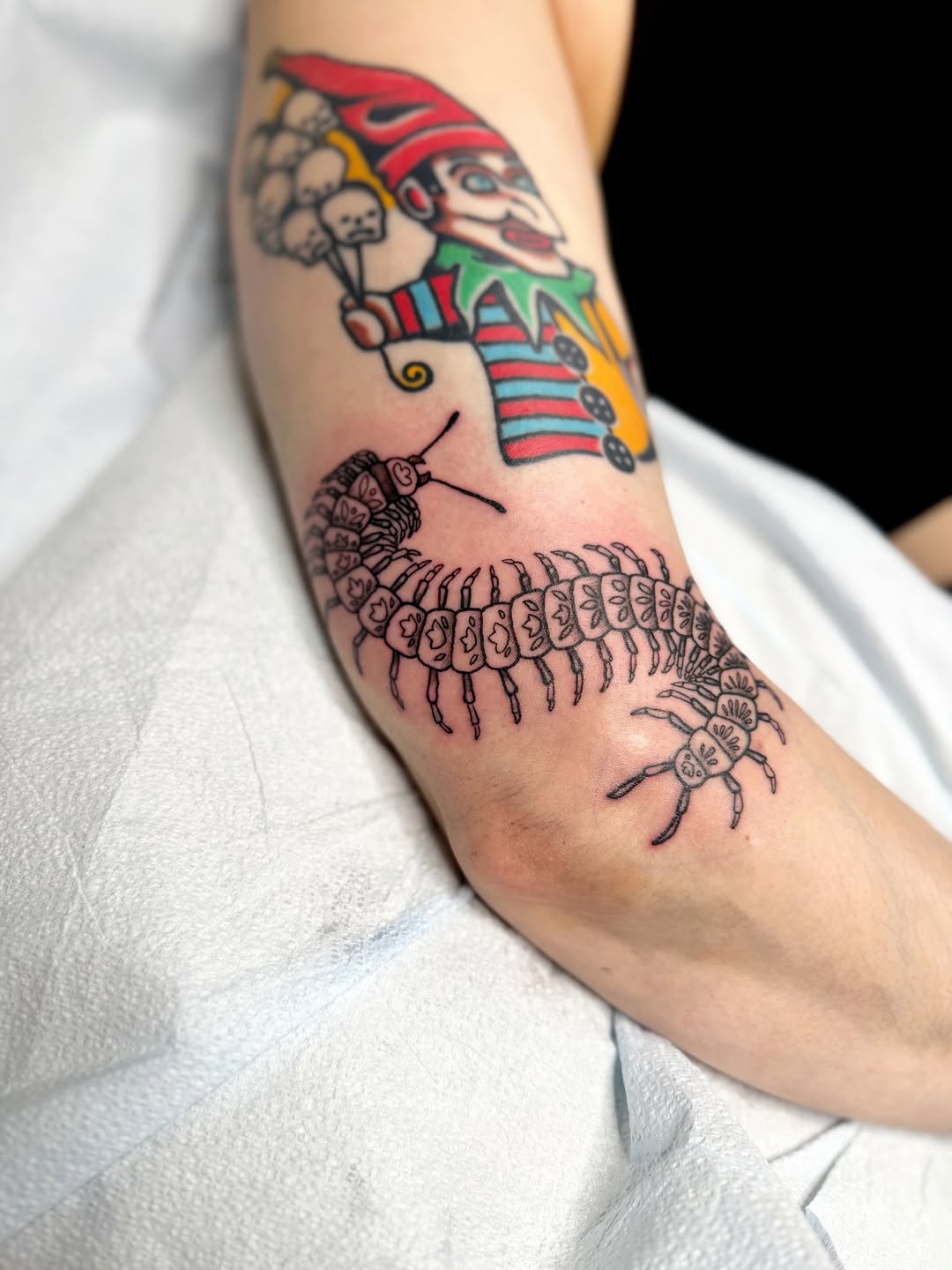Tattoo by @flatrabbitstudio — american_traditional, illustrative