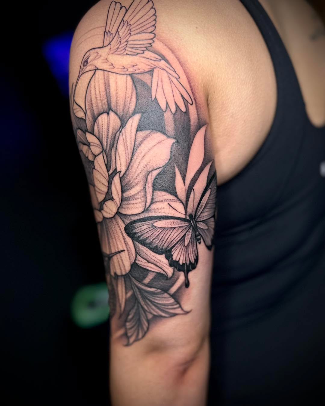 Tattoo by @madio_ink — black_and_grey, realism