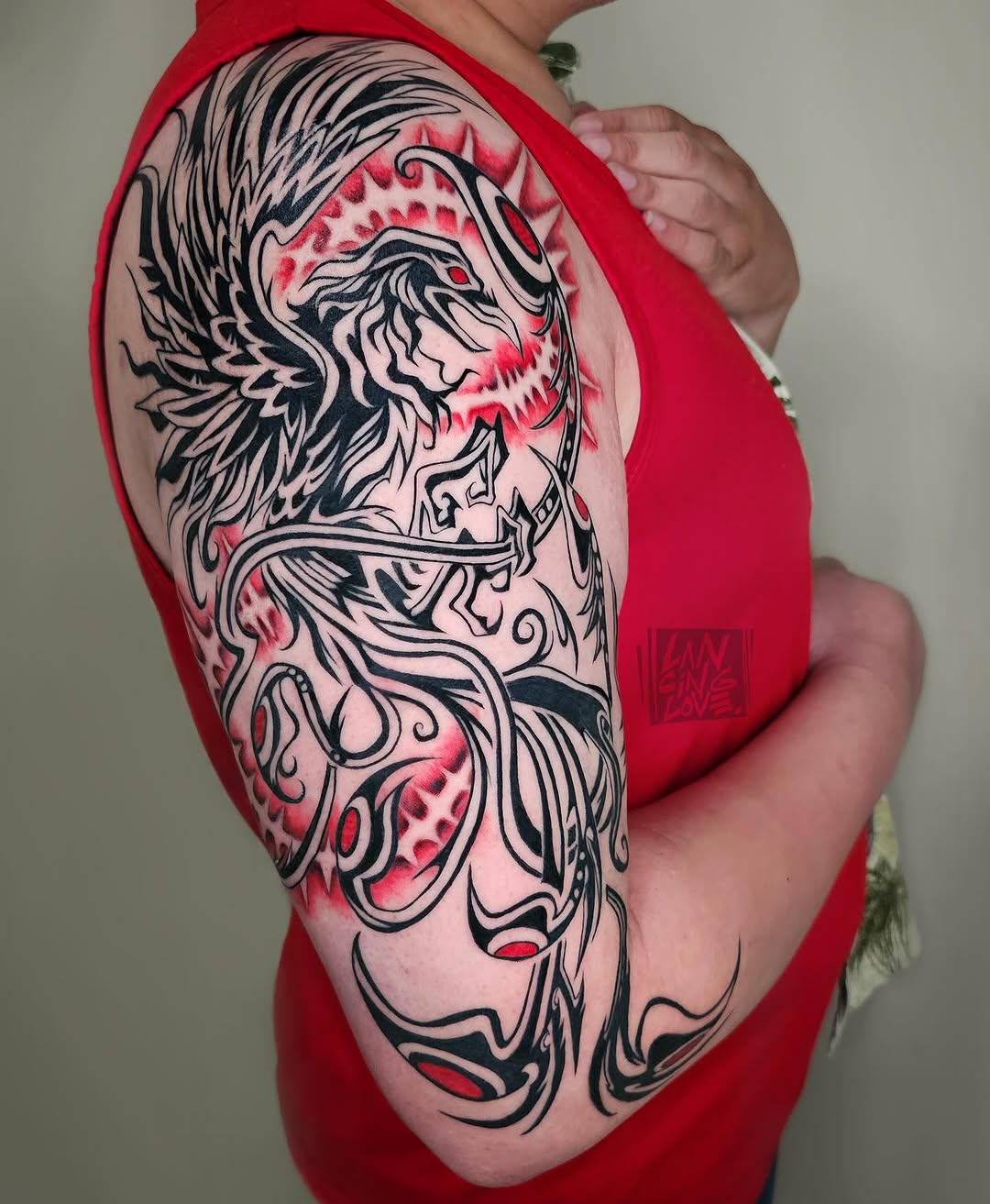 Tattoo by @lancinglove — tribal