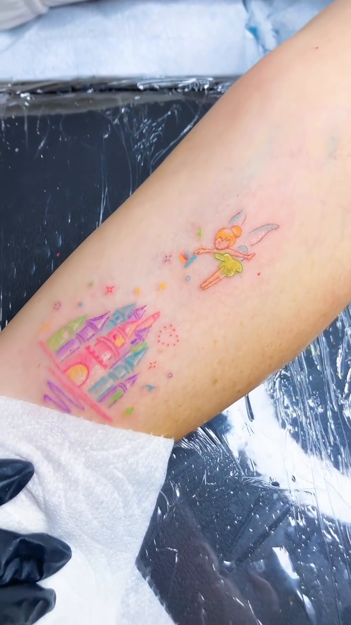 Tattoo by @bay__tattoo — fine_line, anime