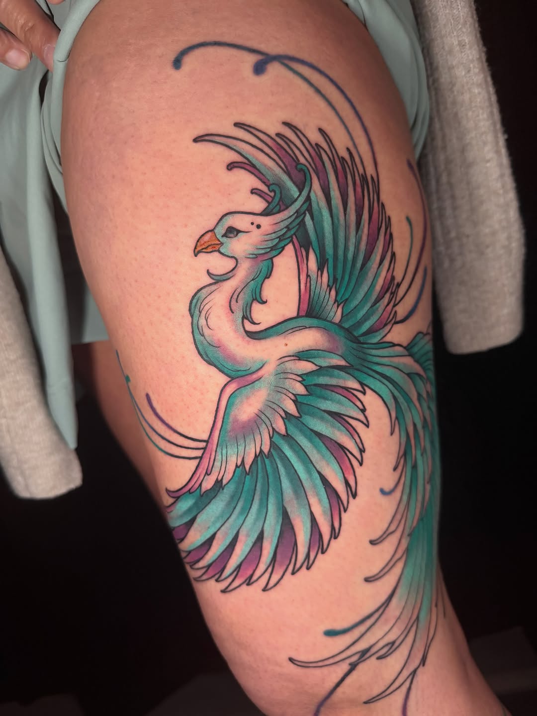 Tattoo by @_gwen.ink — illustrative, new_school