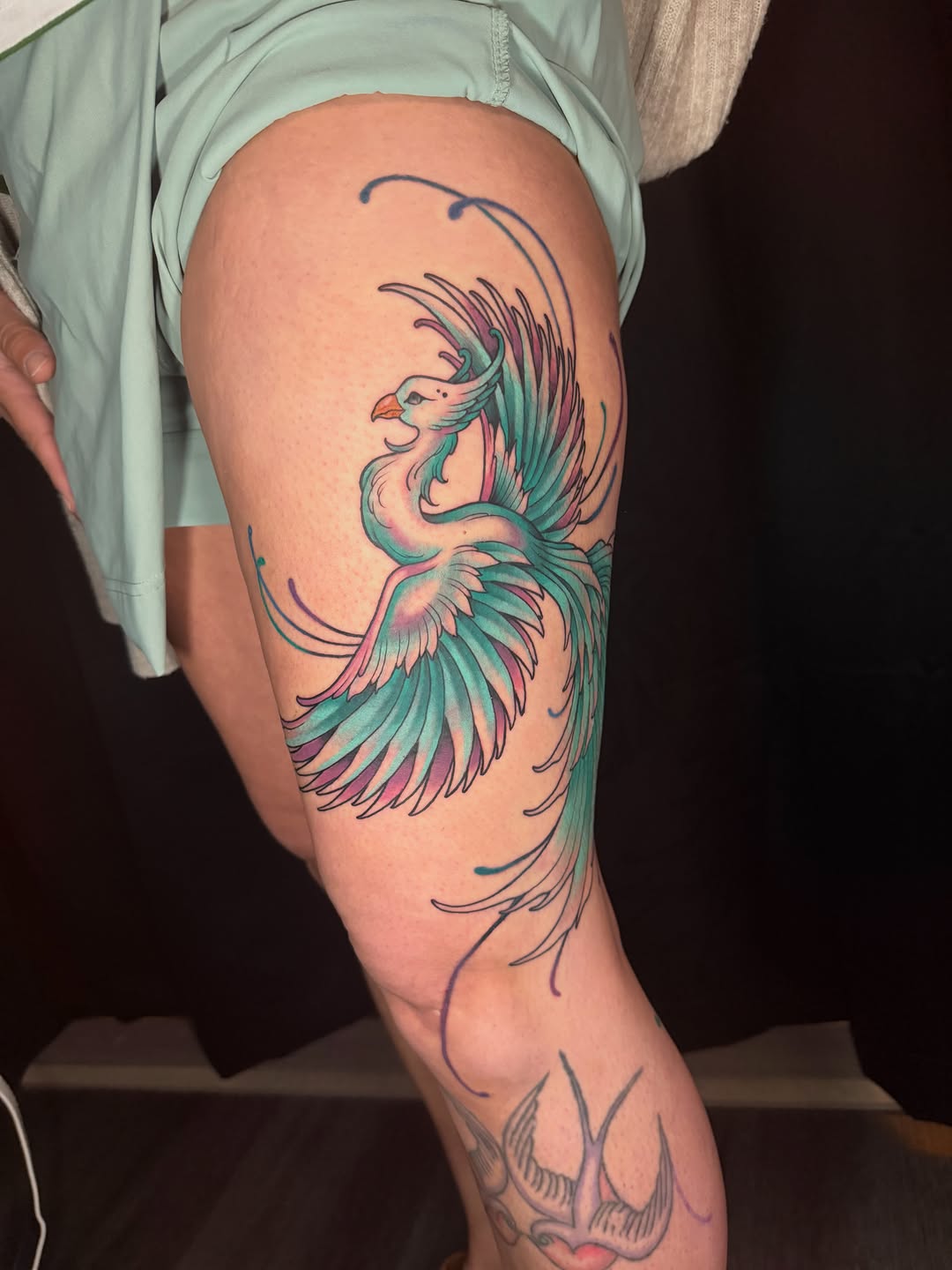 Tattoo by @_gwen.ink — illustrative, new_school