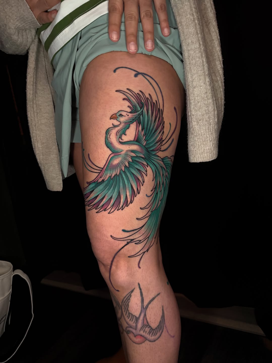 Tattoo by @_gwen.ink — illustrative, new_school