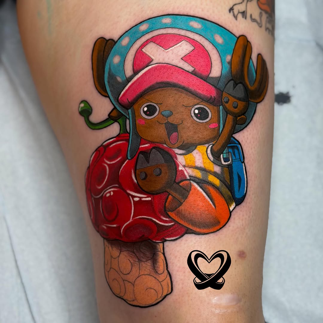 Tattoo by @deussayink — anime, new_school
