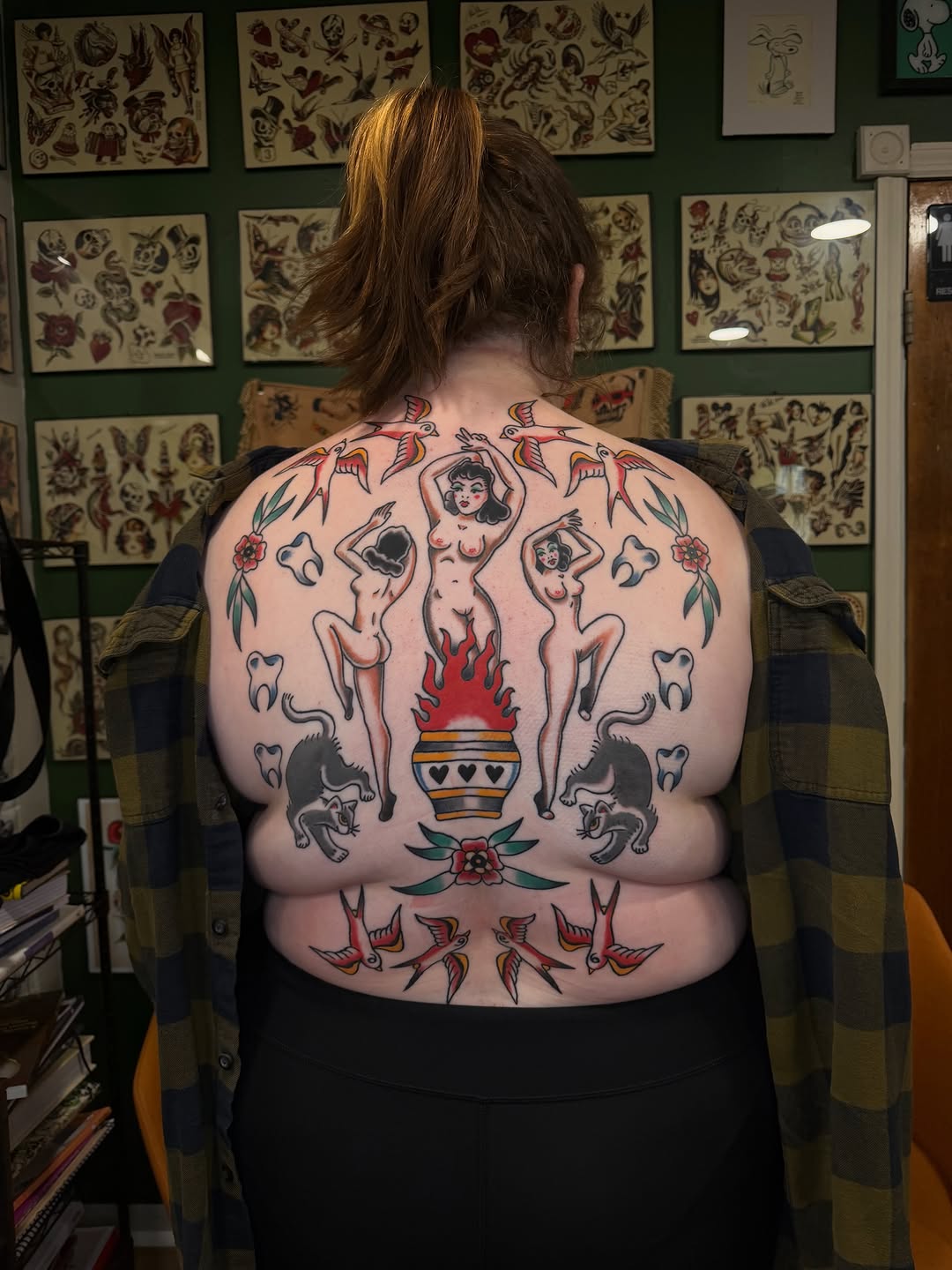 Tattoo by @mobunniemoproblems — american_traditional, illustrative