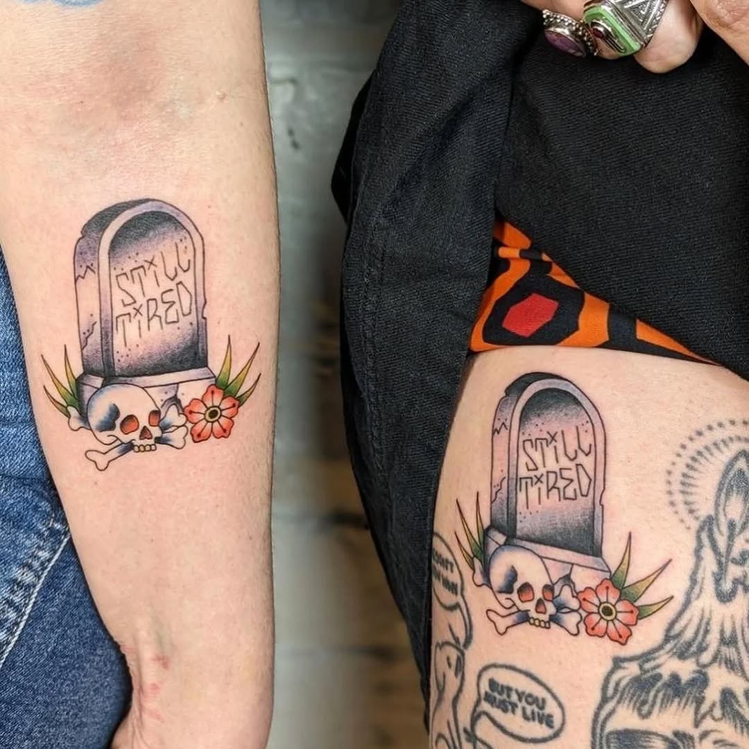 Tattoo by @casxket — american_traditional, illustrative