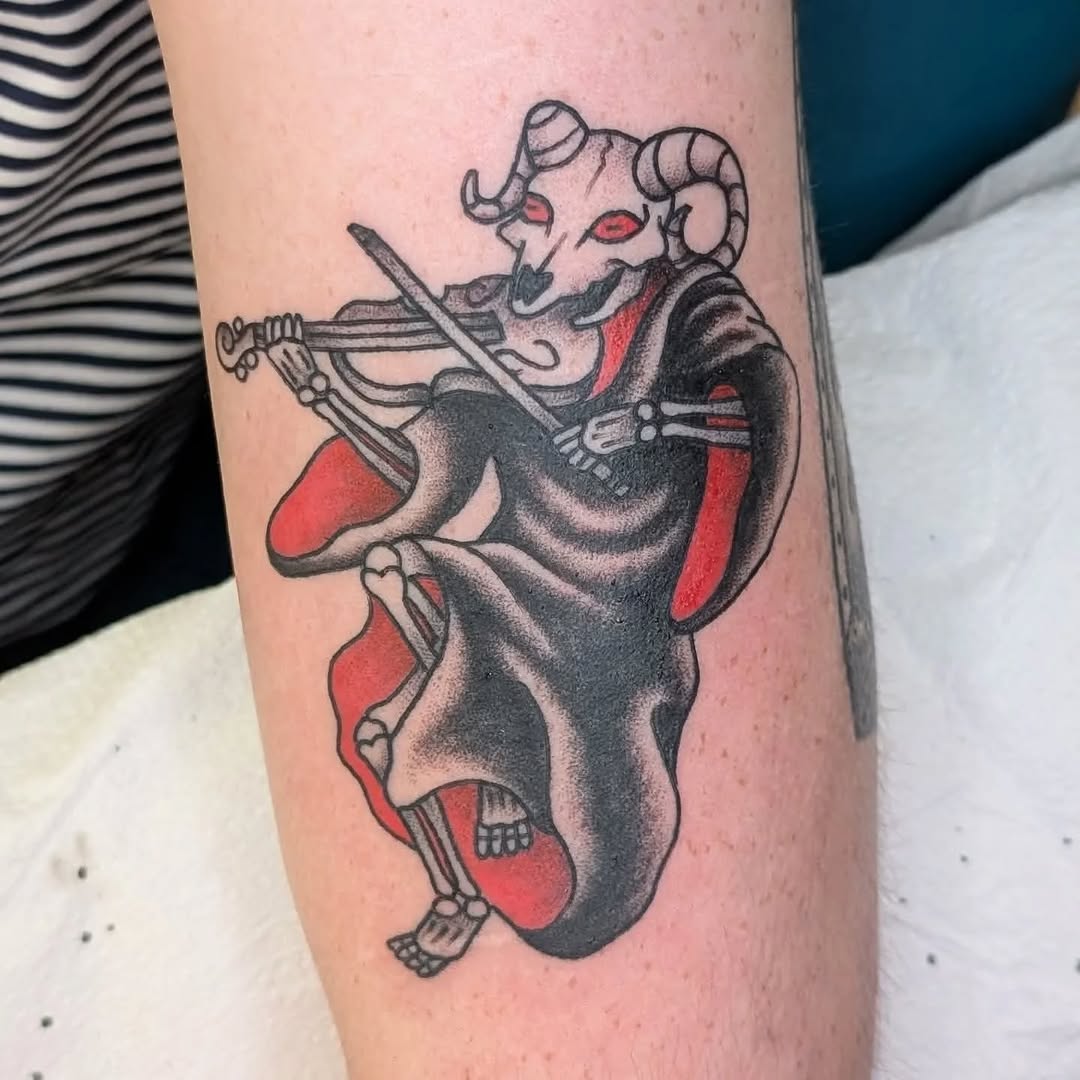 Tattoo by @casxket — american_traditional, illustrative