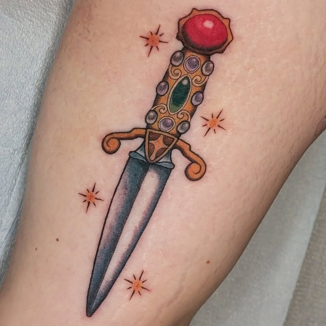 Tattoo by @casxket — american_traditional, illustrative