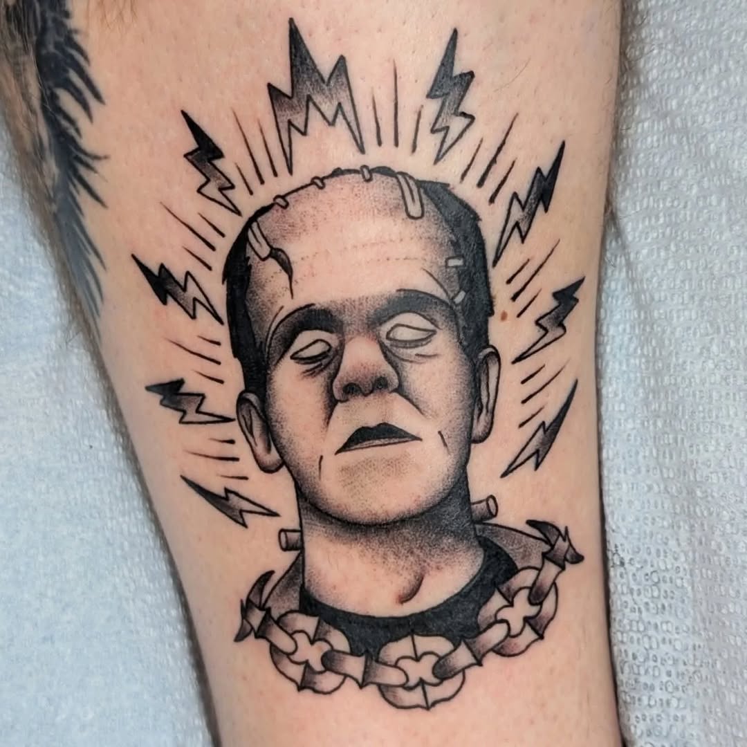 Tattoo by @casxket — illustrative, black_and_grey