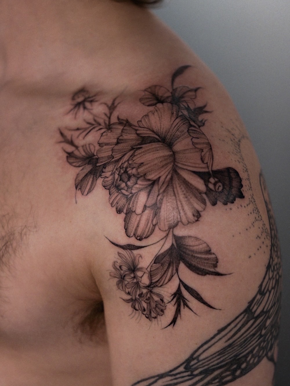 Tattoo by @temple.adorned โ blackwork