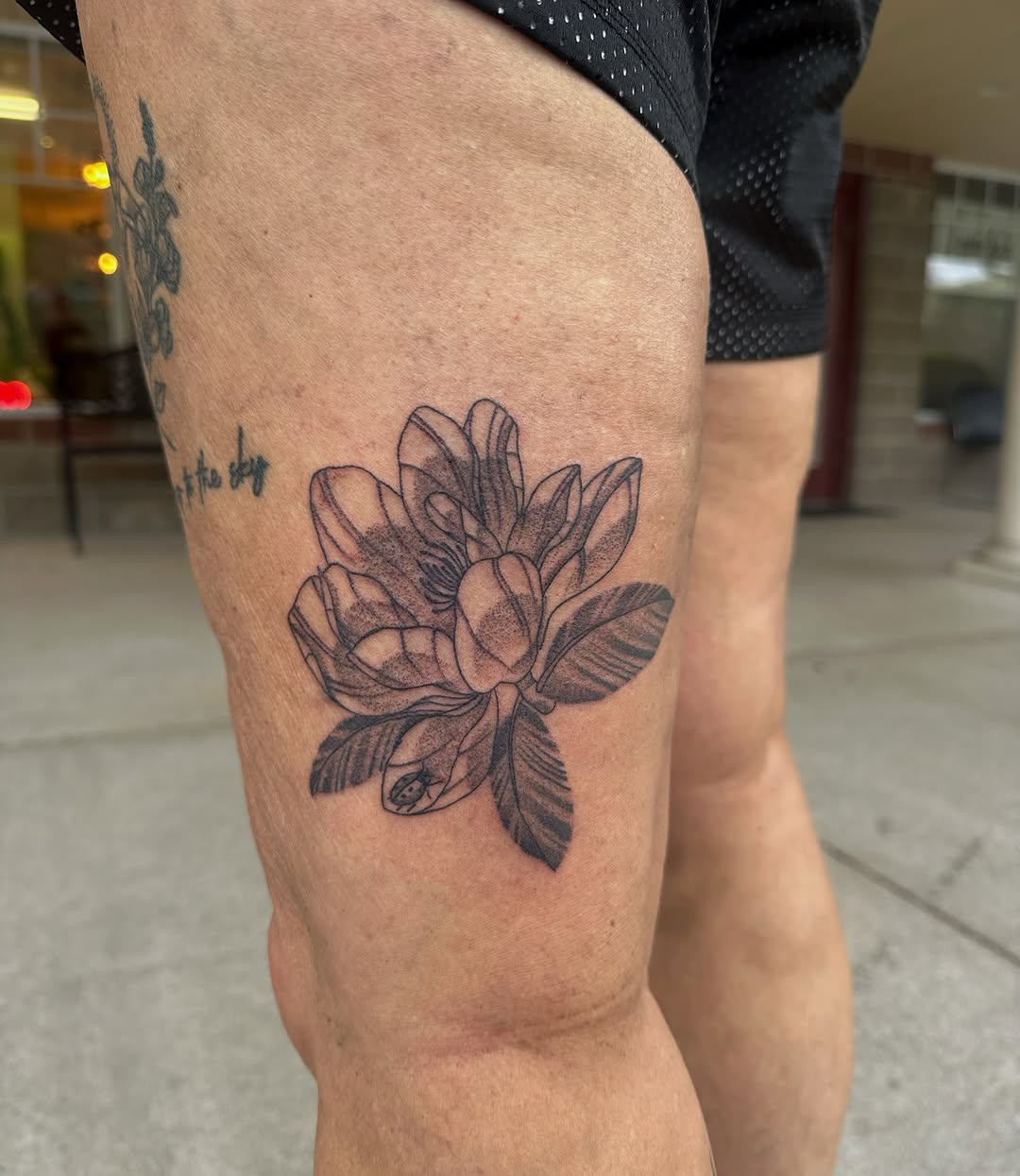 Tattoo by @valvntin — black_and_grey, realism