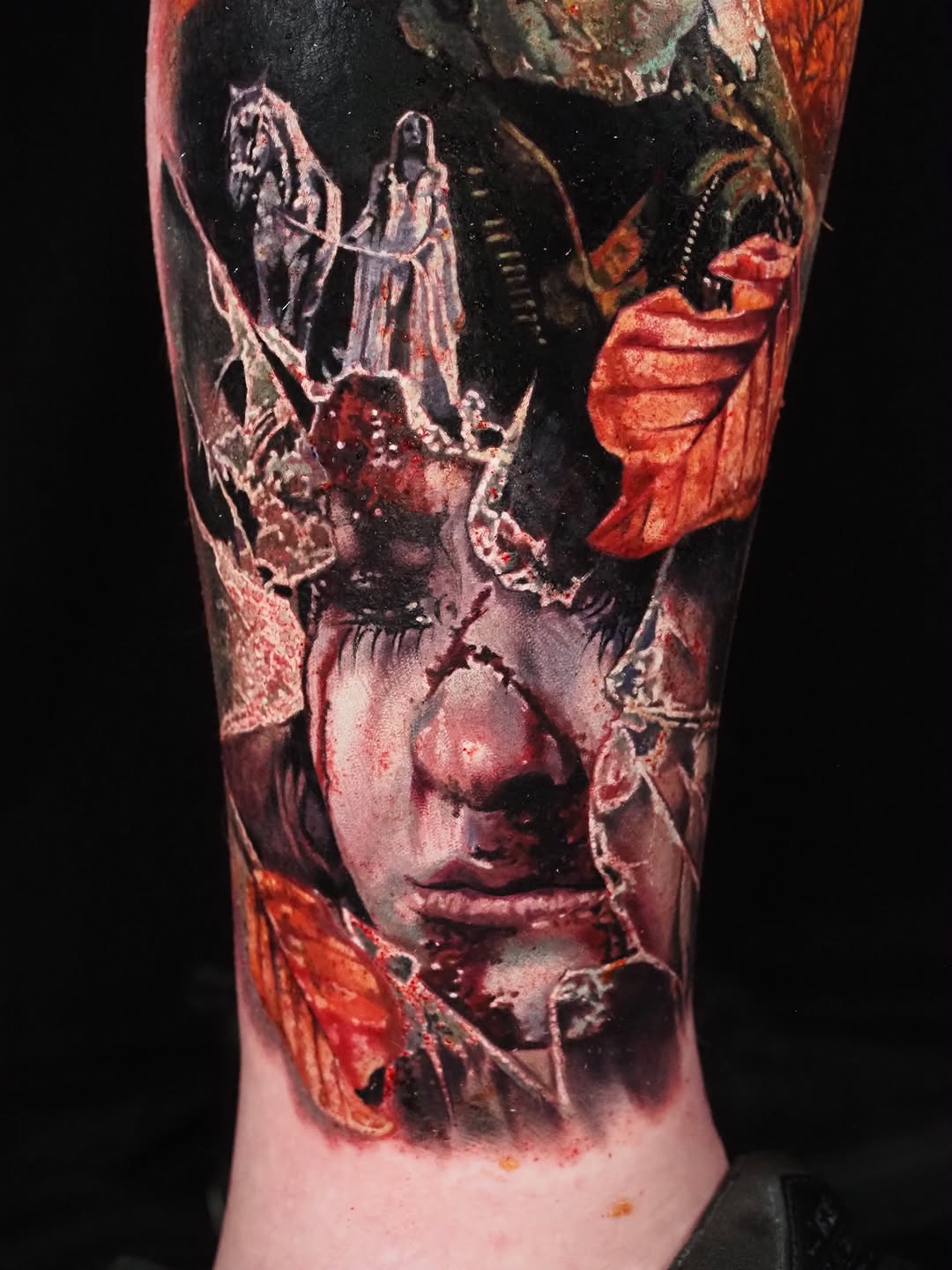 Tattoo by @anna_belle_tattoo β realism, dark_realism