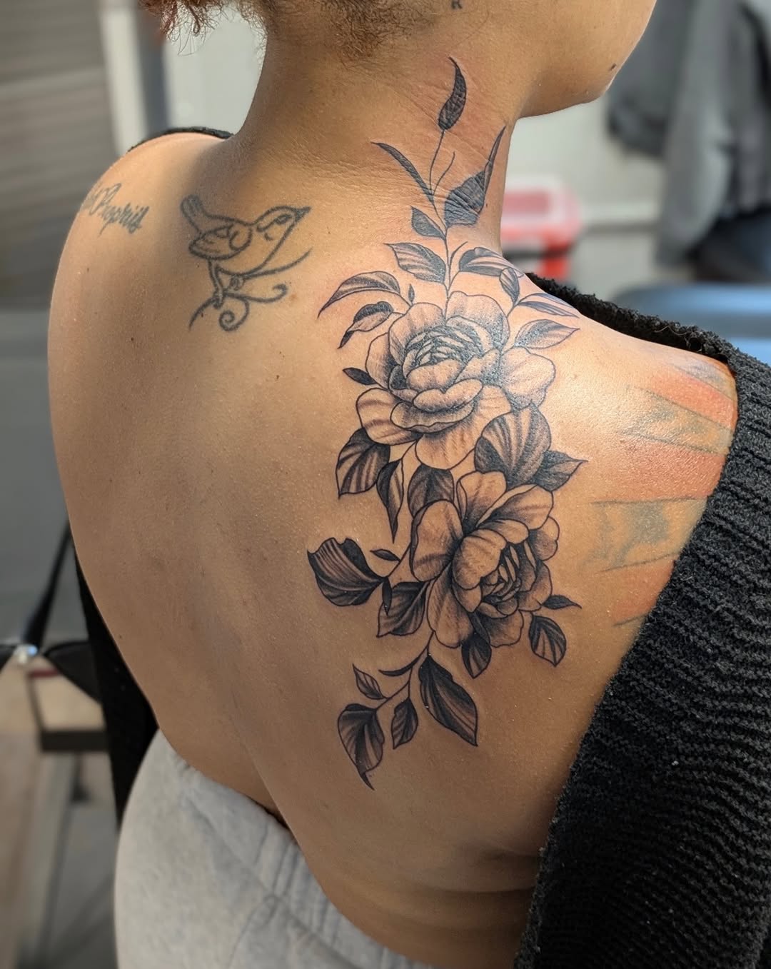 Tattoo by @buddytattoo24 — illustrative, black_and_grey