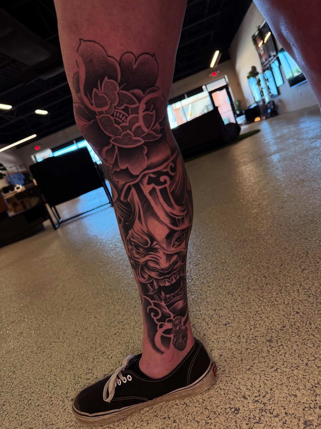 Tattoo by @dallasdiorio — japanese_irezumi, black_and_grey
