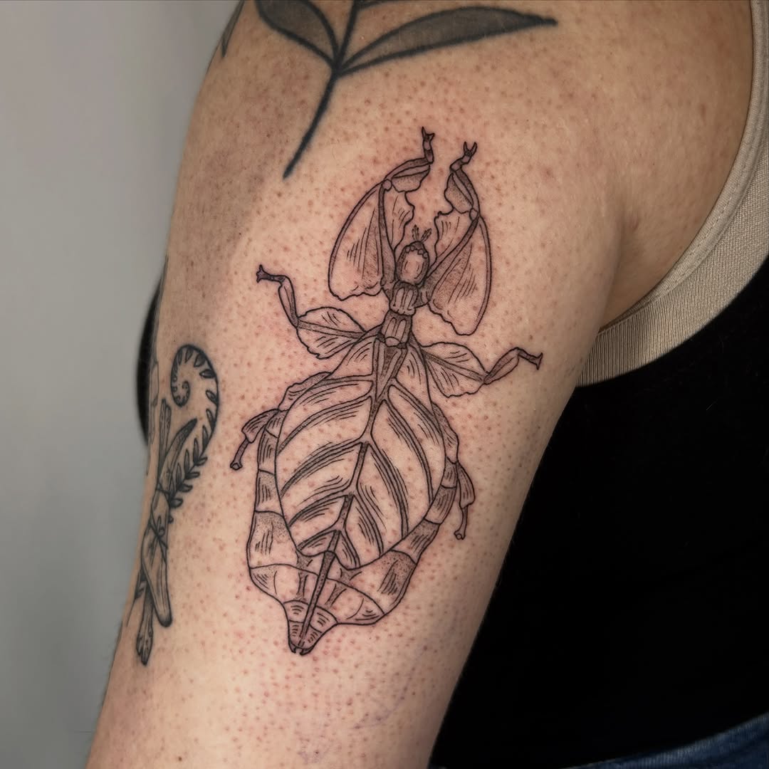 Tattoo by @nikkipowertattoo — illustrative, black_and_grey