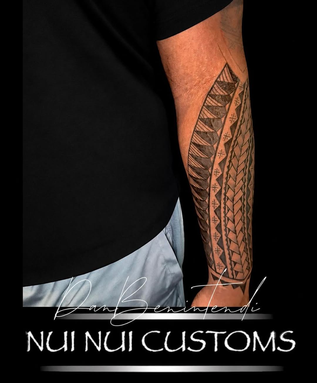 Tattoo by @nui_nui_customs — tribal, blackwork