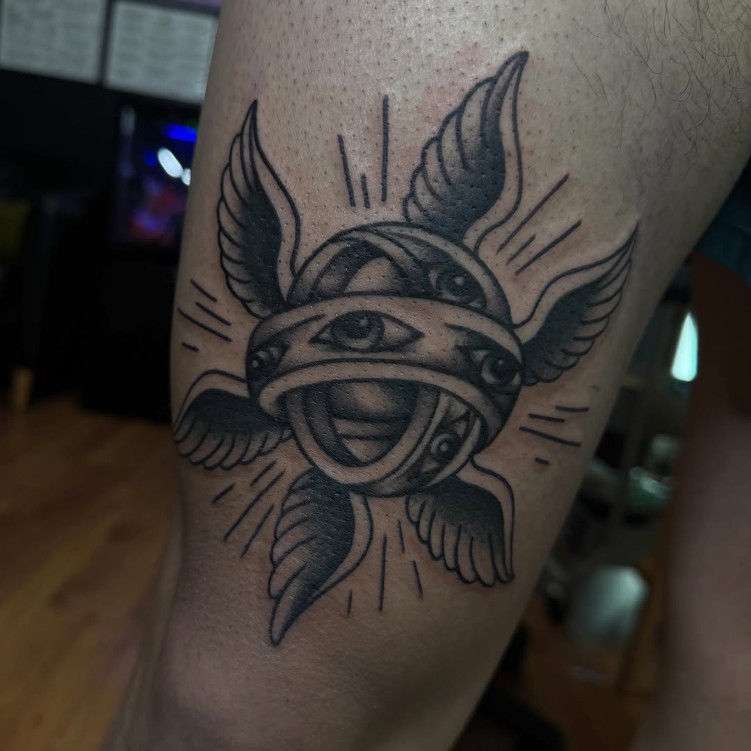 Tattoo by @tattoosbychai — black_and_grey