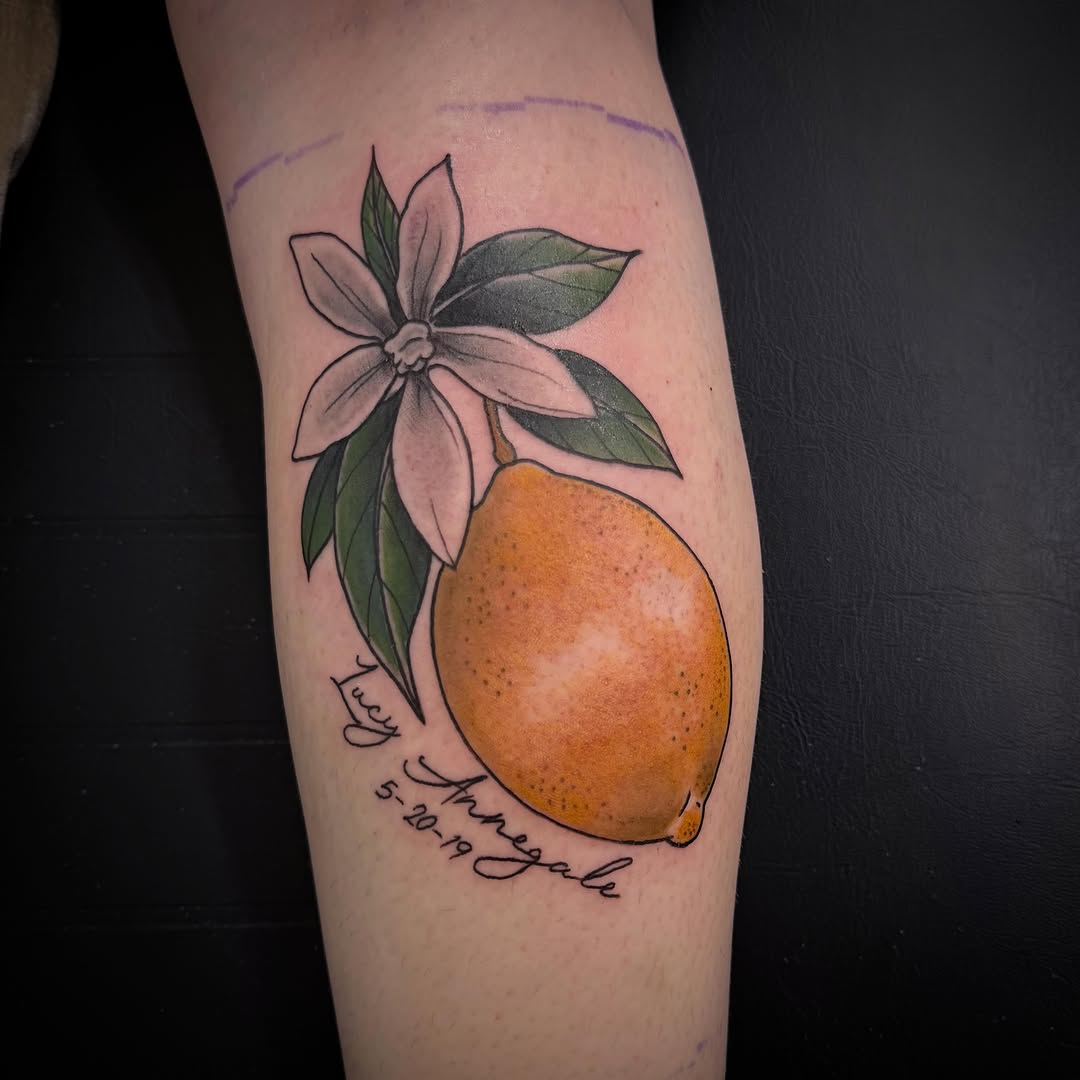 Tattoo by @h.gonzalez_tattoos โ realism, lettering_script
