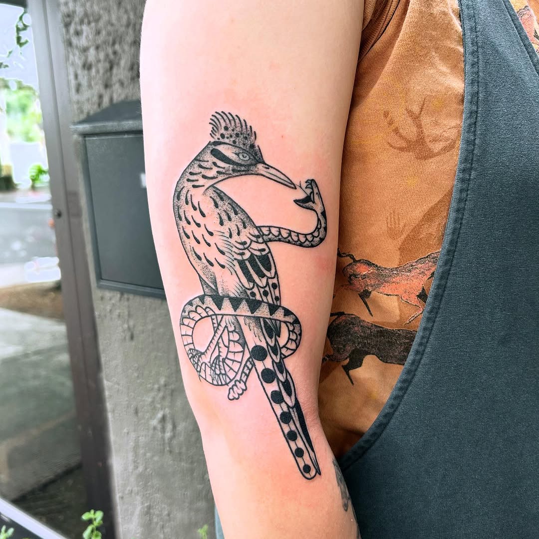 Tattoo by @eekpdx β black_and_grey, illustrative