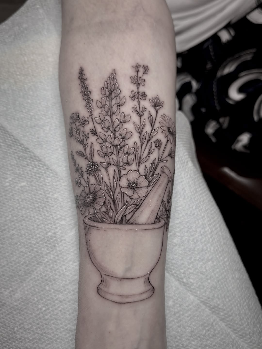 Tattoo by @botanicalbodyart β fine_line