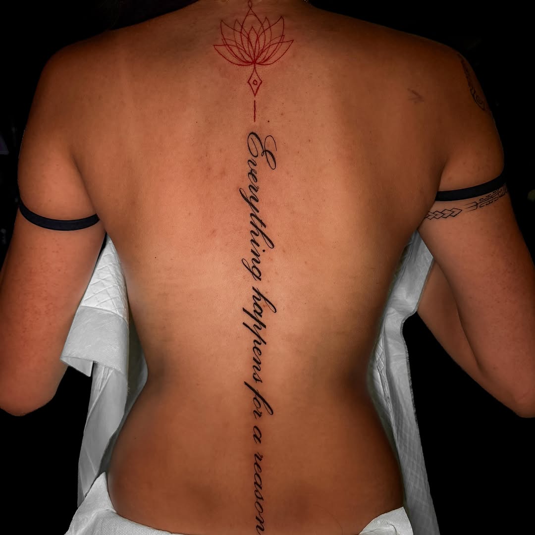 Tattoo by @_dreadnot_ — lettering_script, fine_line