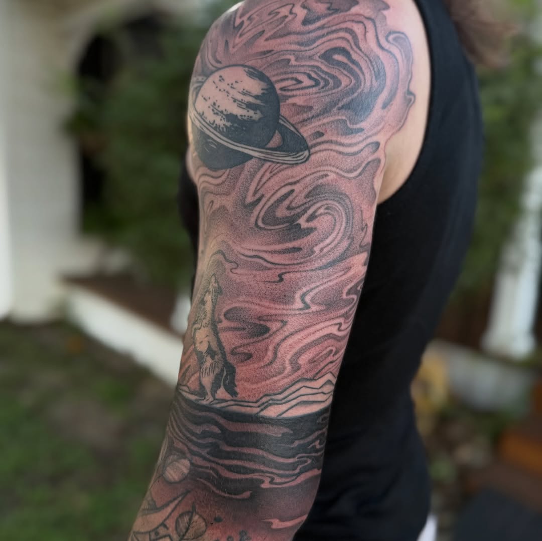 Tattoo by @professor.lore — black_and_grey, realism