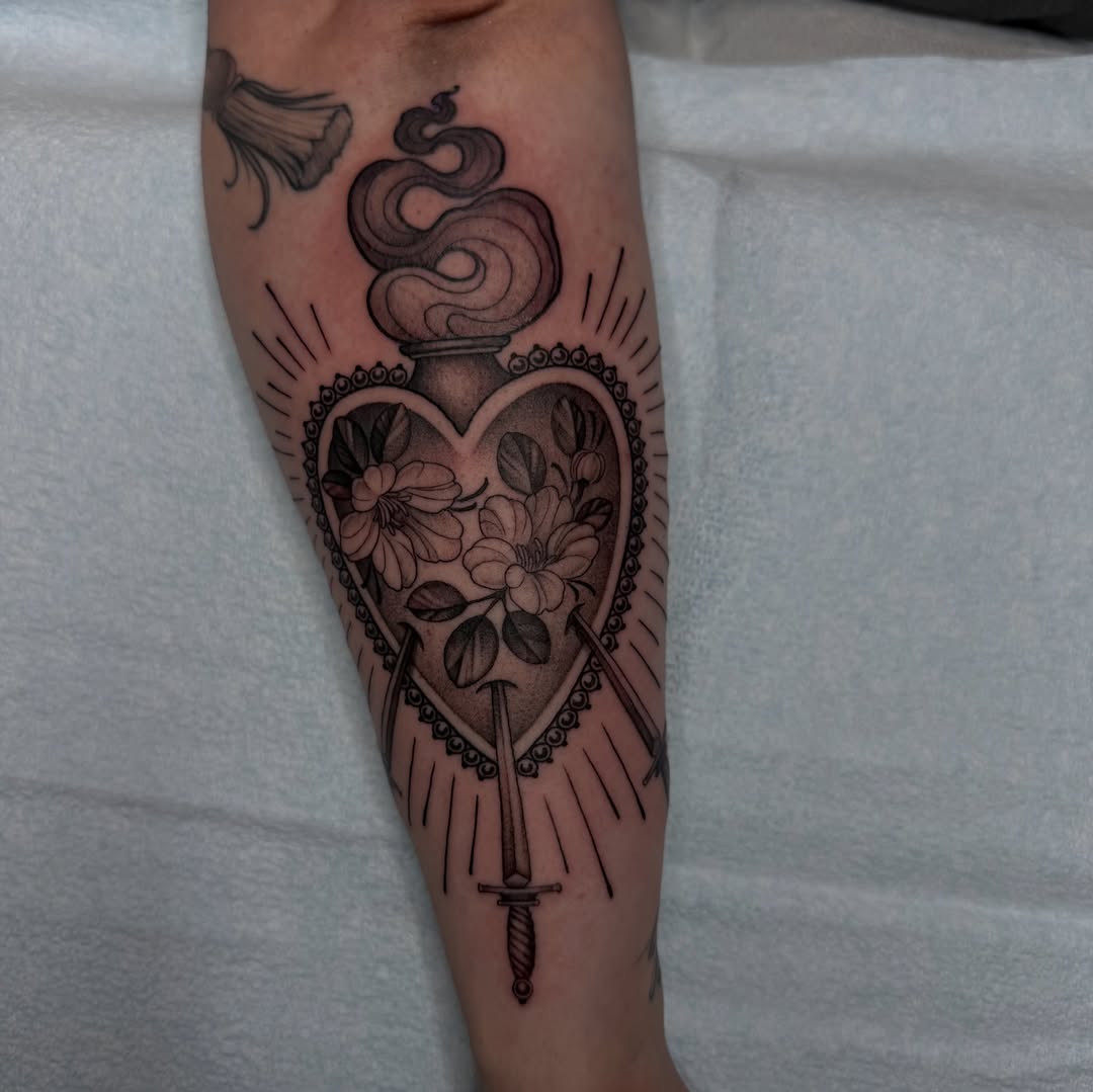 Tattoo by @professor.lore — black_and_grey, chicano
