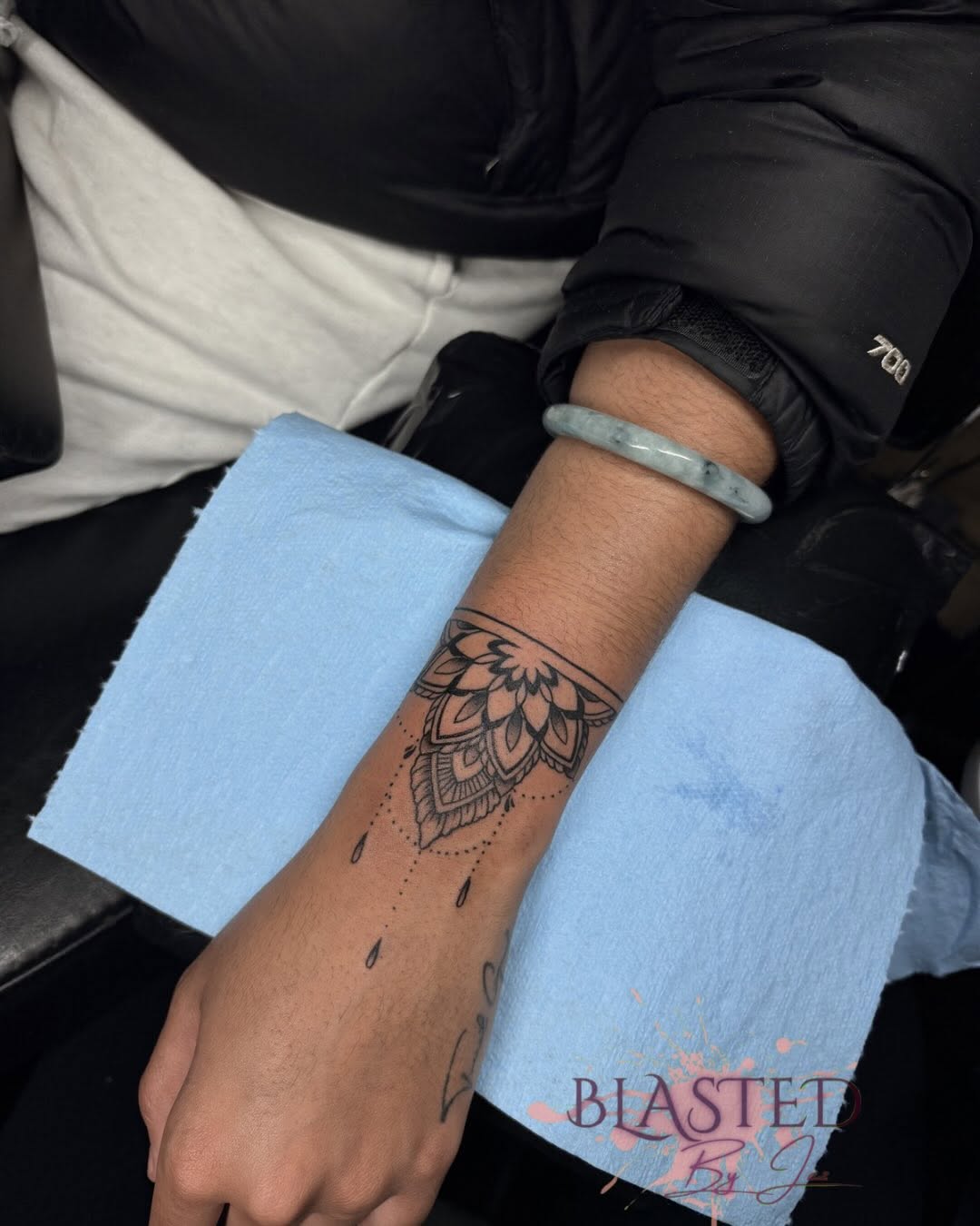 Tattoo by @blastedbyjaz — geometric, illustrative