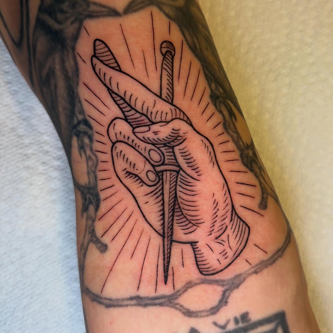 Tattoo by @slugclubtattoos — black_and_grey