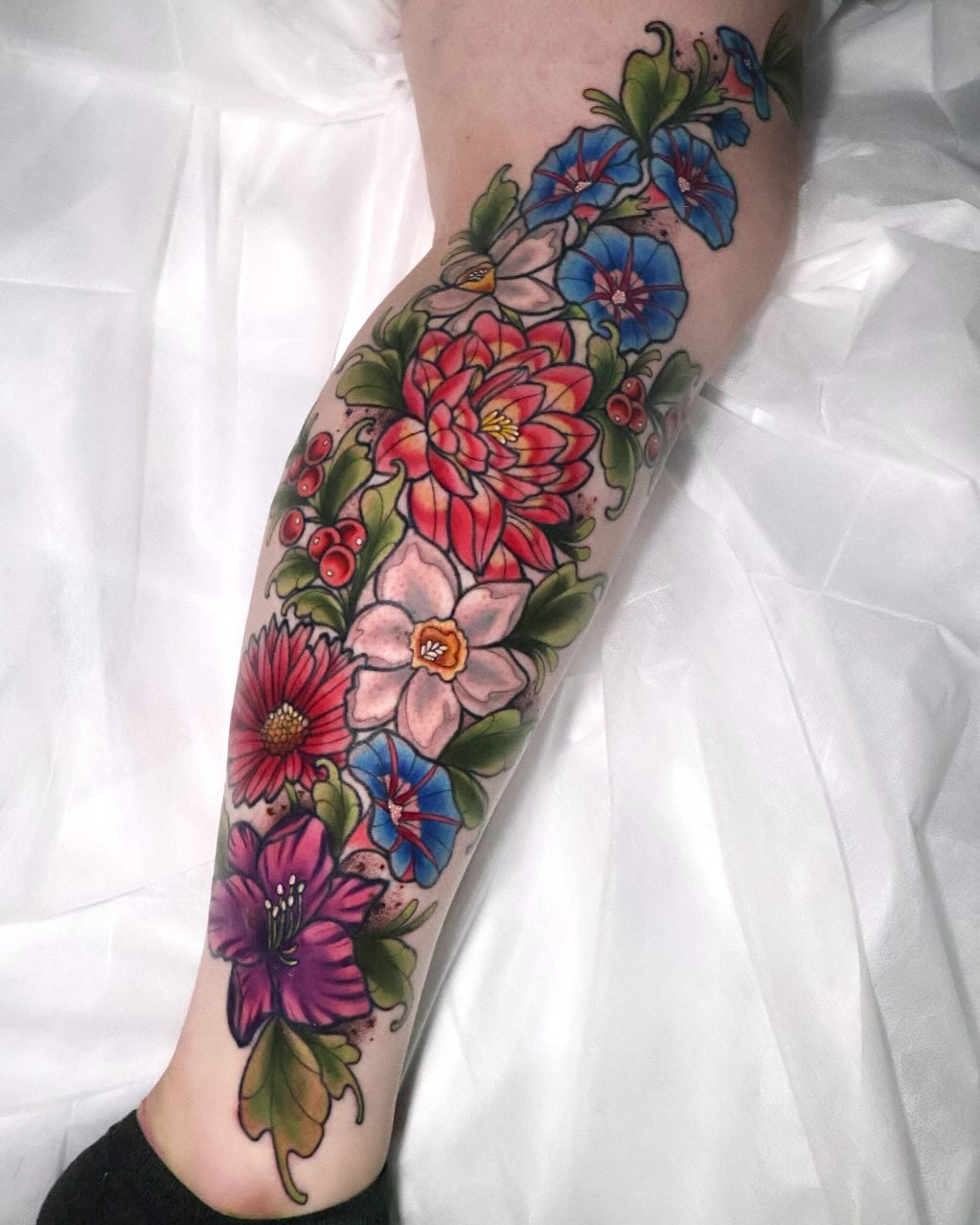 Tattoo by @elegantlyinking — illustrative, new_school