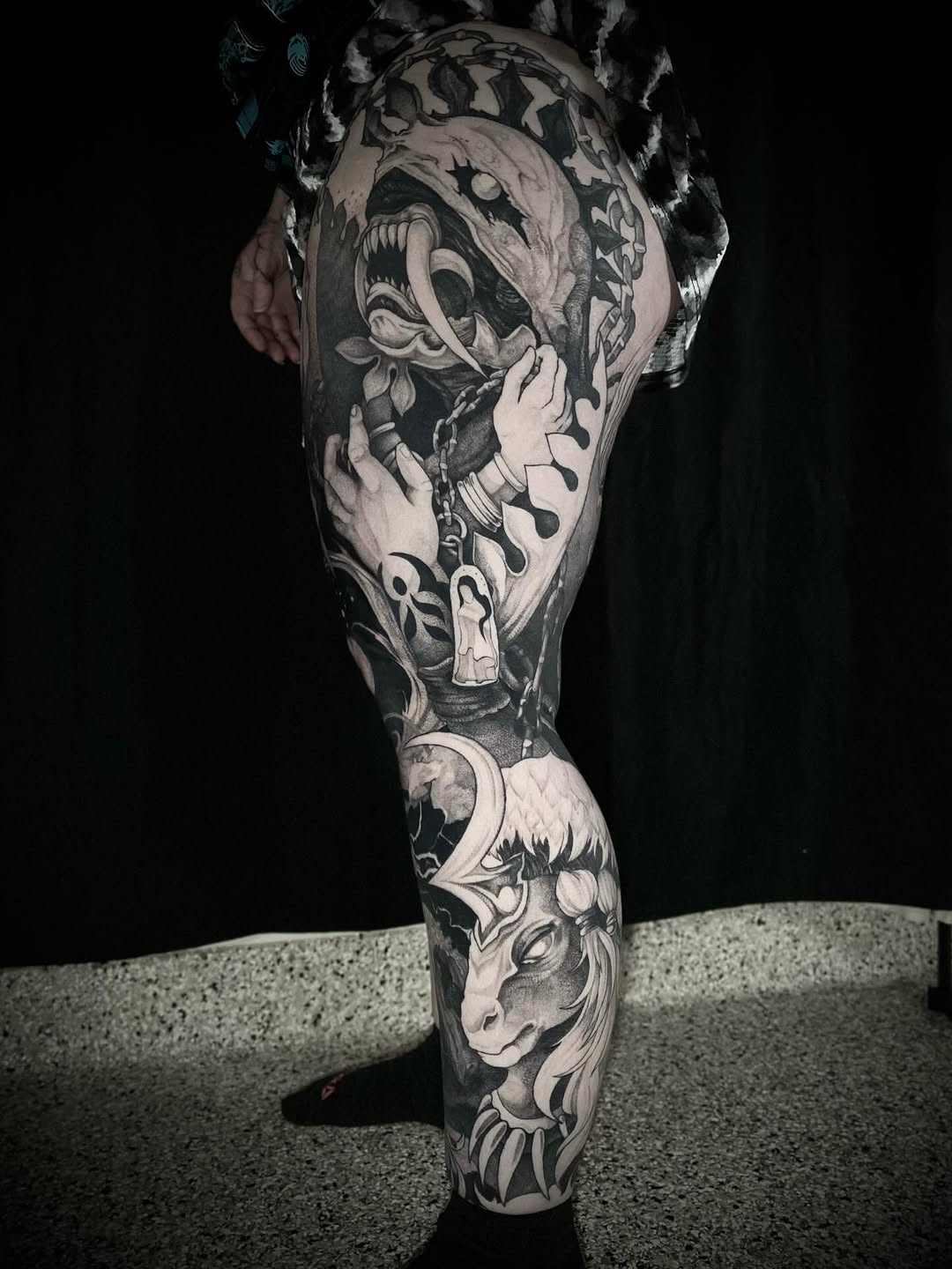 Tattoo by @_unfreakish_ — dark_realism