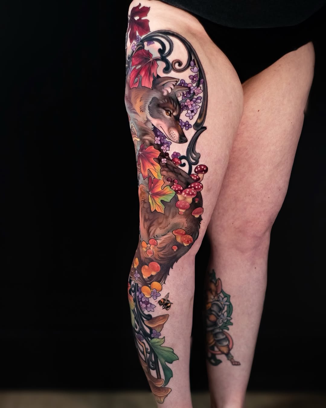 Tattoo by @hannahsteeleart — realism, neo_traditional