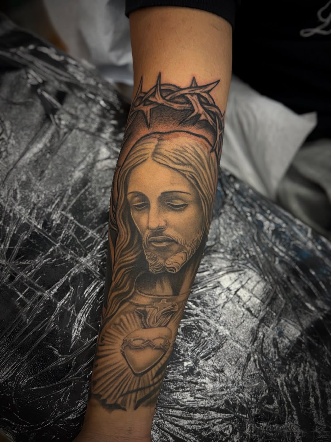 Tattoo by @inkofmine_byleo — realism, black_and_grey