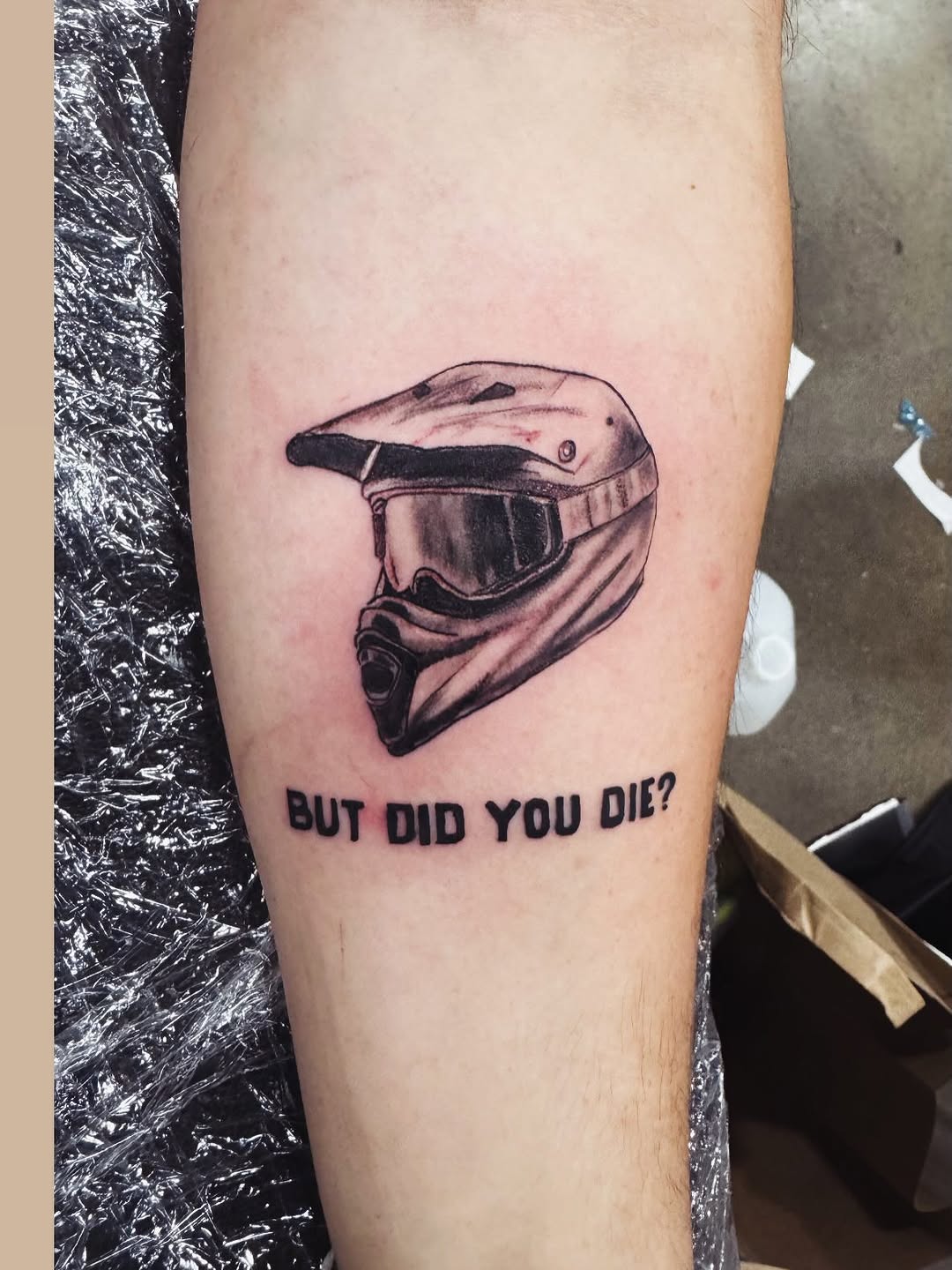 Tattoo by @tattoos_byoso โ realism, lettering_script