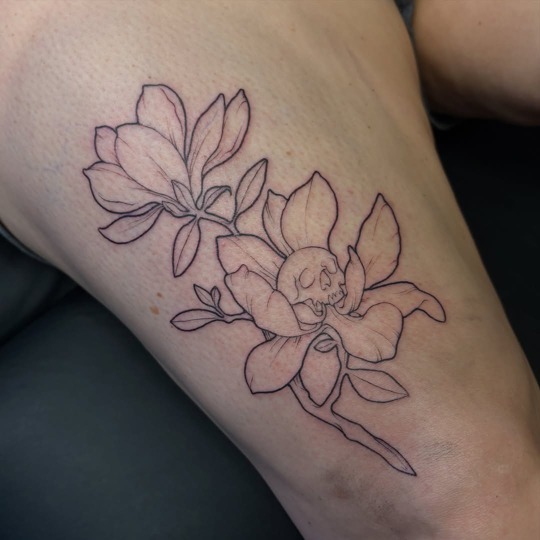 Tattoo by @piscesiscariot11 — fine_line, dark_realism