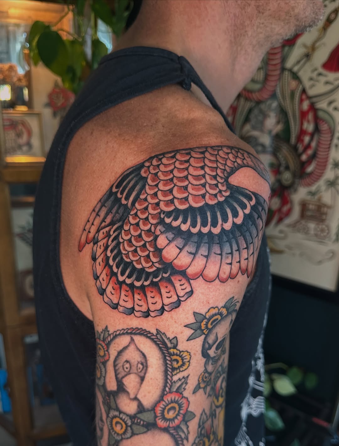 Tattoo by @maxpete — american_traditional, illustrative