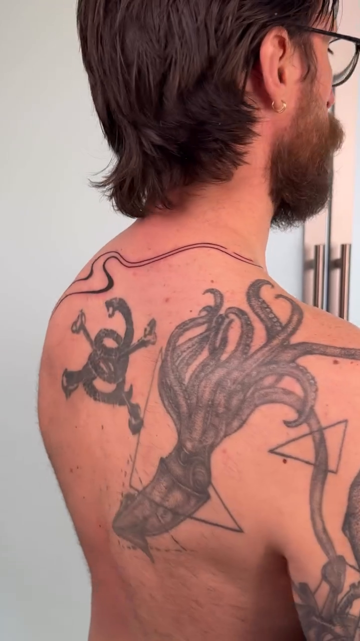 Tattoo by @poke.aaa.dots — black_and_grey, realism