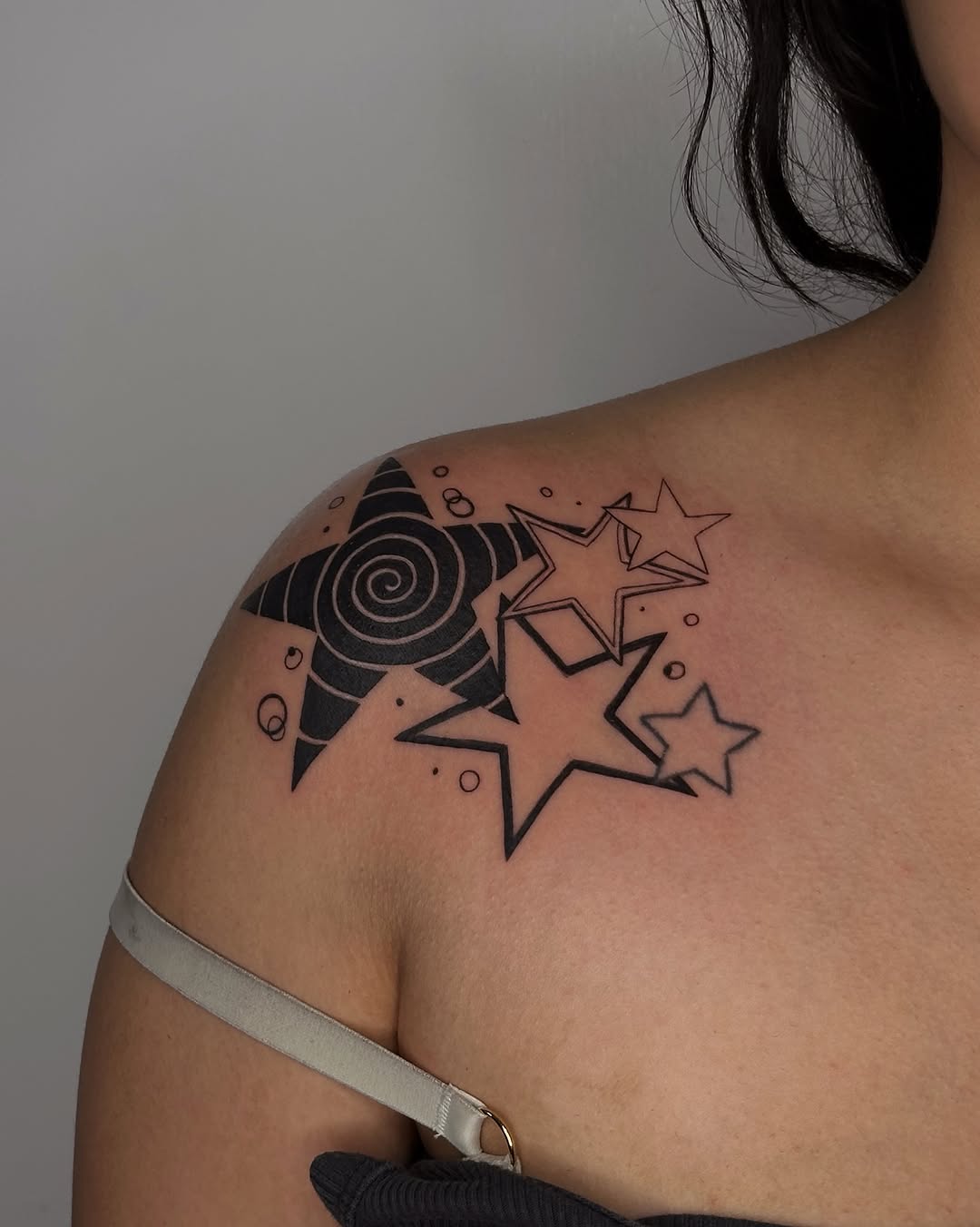 Tattoo by @lilskelevine.tt — blackwork, geometric