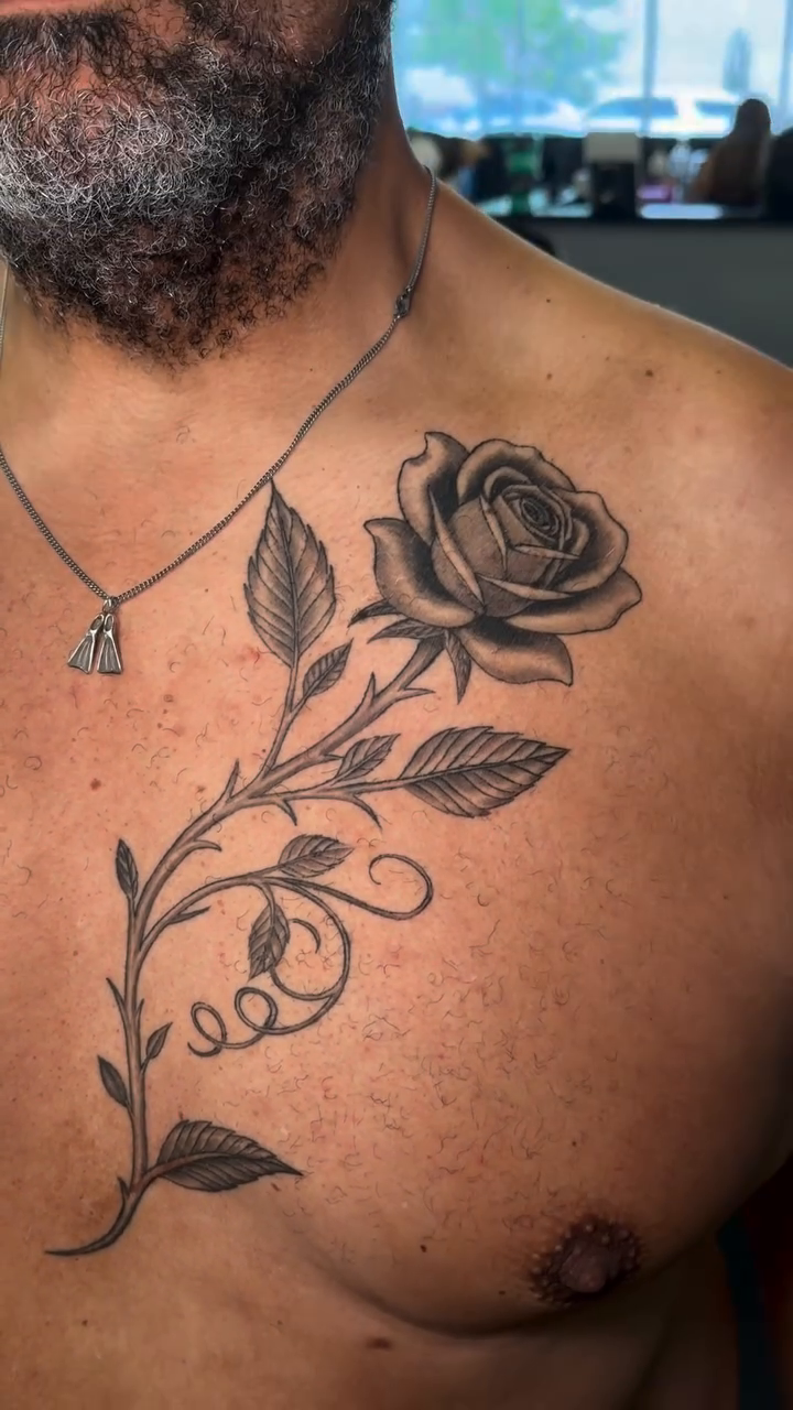 Tattoo by @tattooartistrafael — black_and_grey, realism