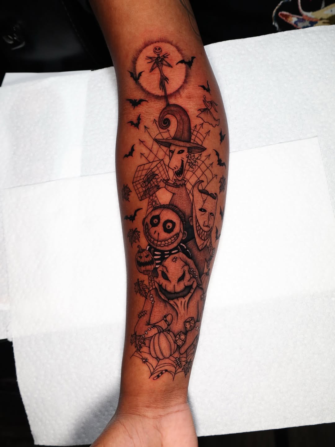 Tattoo work at DC Tattoo Expo 2026