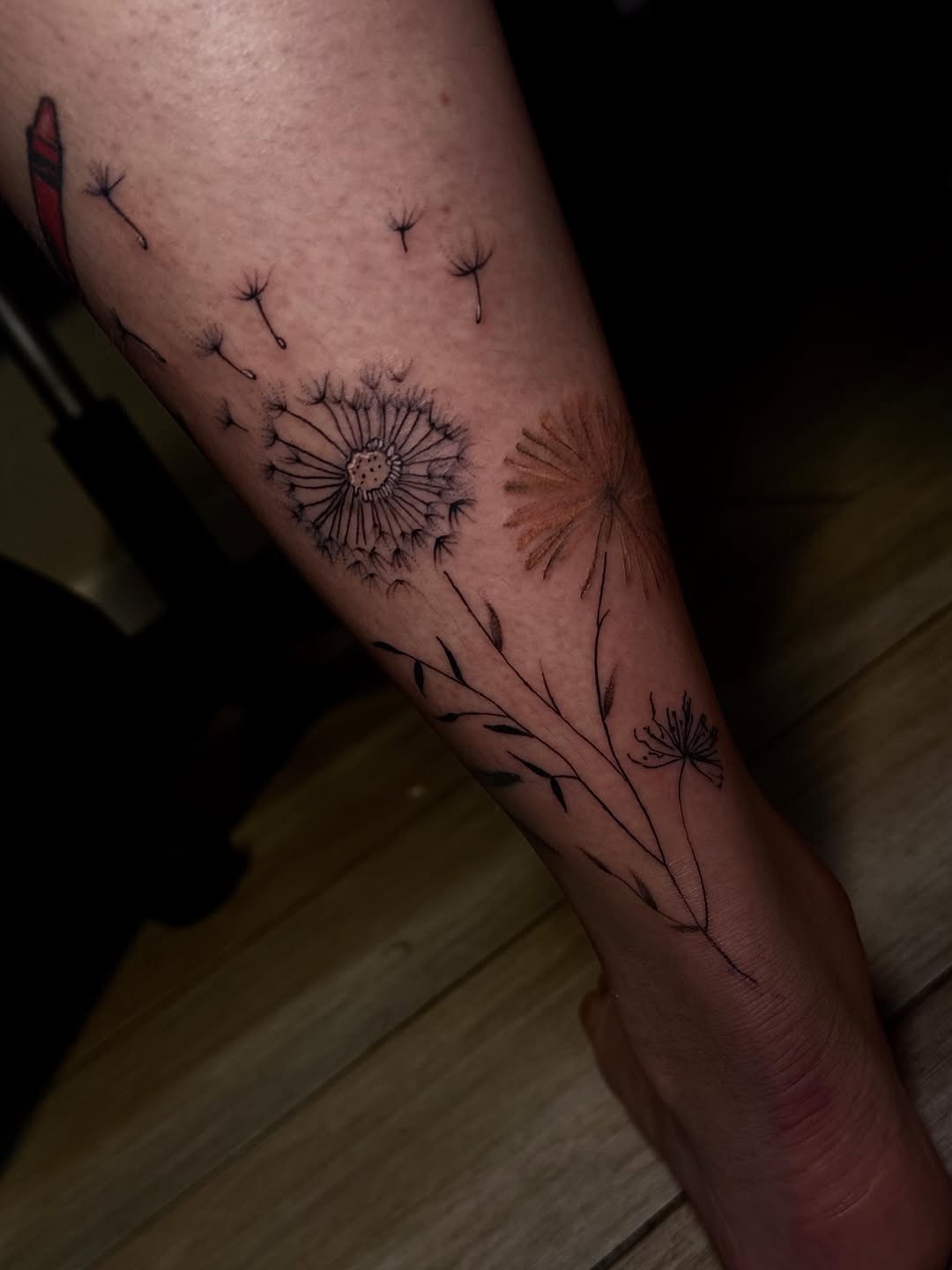 Tattoo by @marlyquinntats ā fine_line