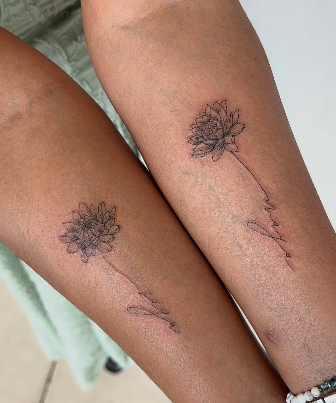 Tattoo by @thedallasfineline — fine_line, lettering_script