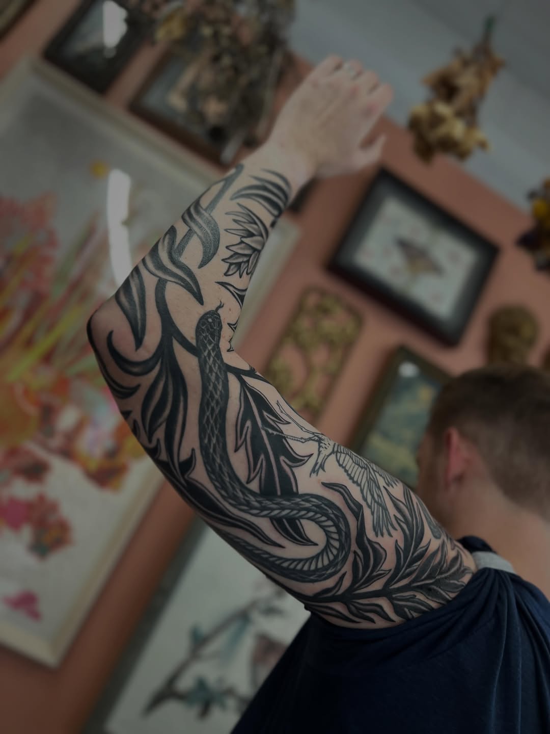 Tattoo by @brookeesutter — black_and_grey, illustrative