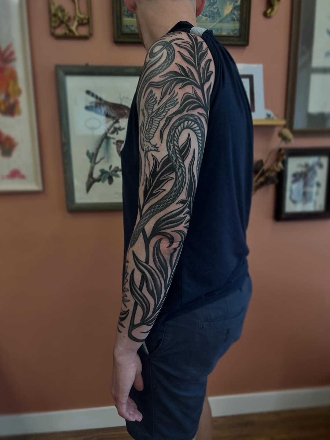 Tattoo by @brookeesutter — black_and_grey, ornamental