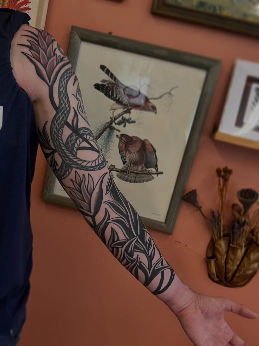 Tattoo by @brookeesutter — black_and_grey, ornamental