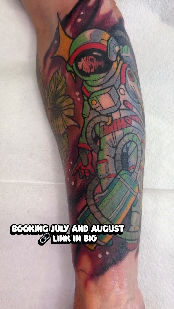 Tattoo by @kielf_tattoos — illustrative, new_school