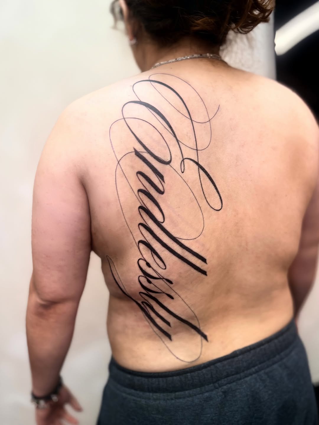 Tattoo by @sonamachine β lettering_script, illustrative