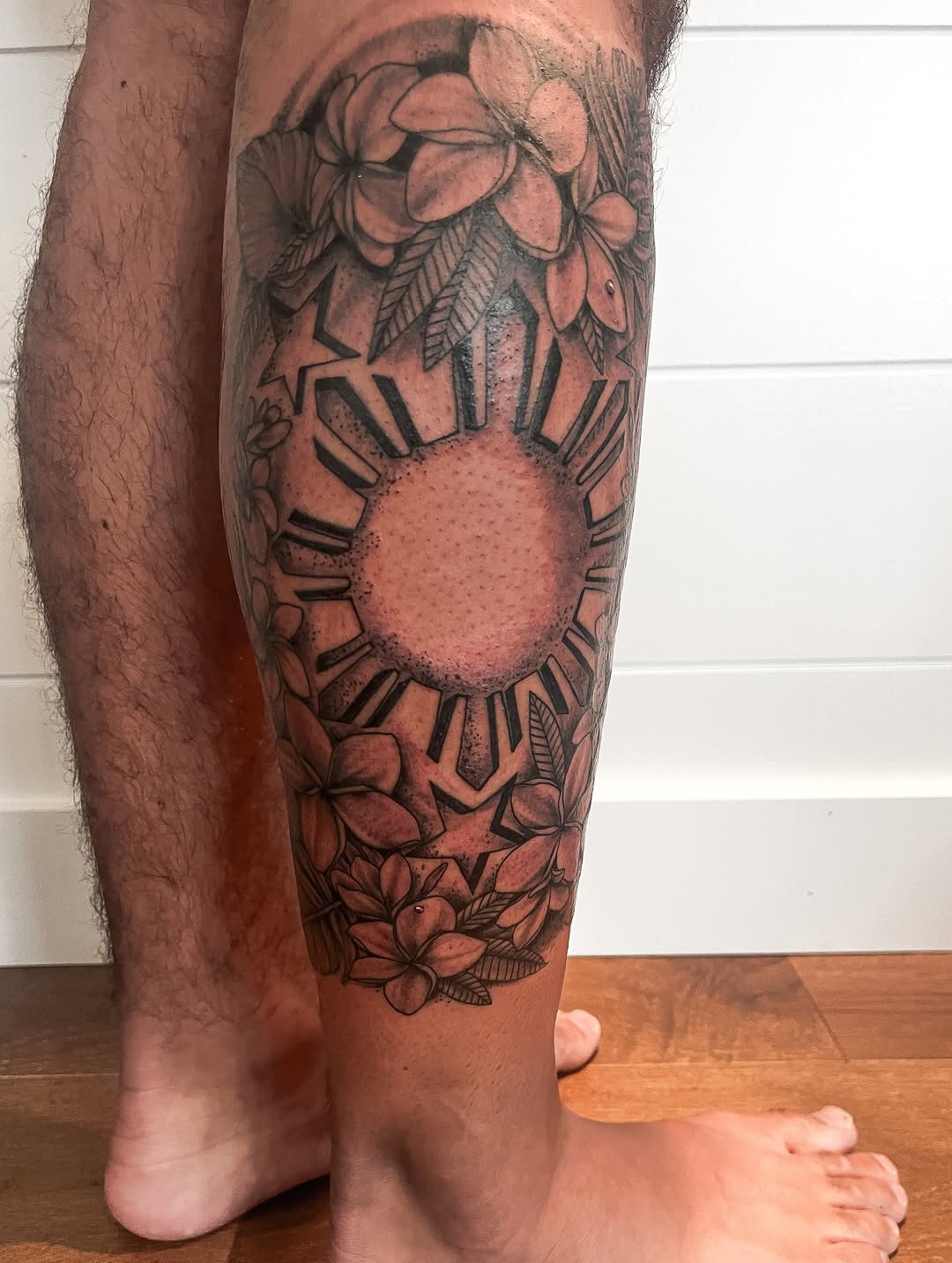 Tattoo by @janellecubatattoo — black_and_grey, illustrative