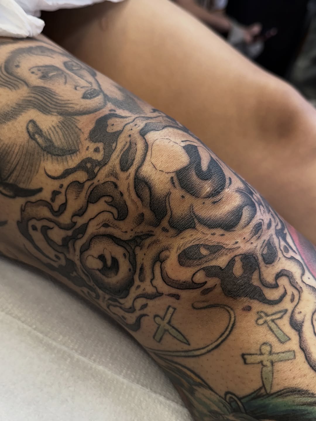 Tattoo by @welpfu β black_and_grey, realism